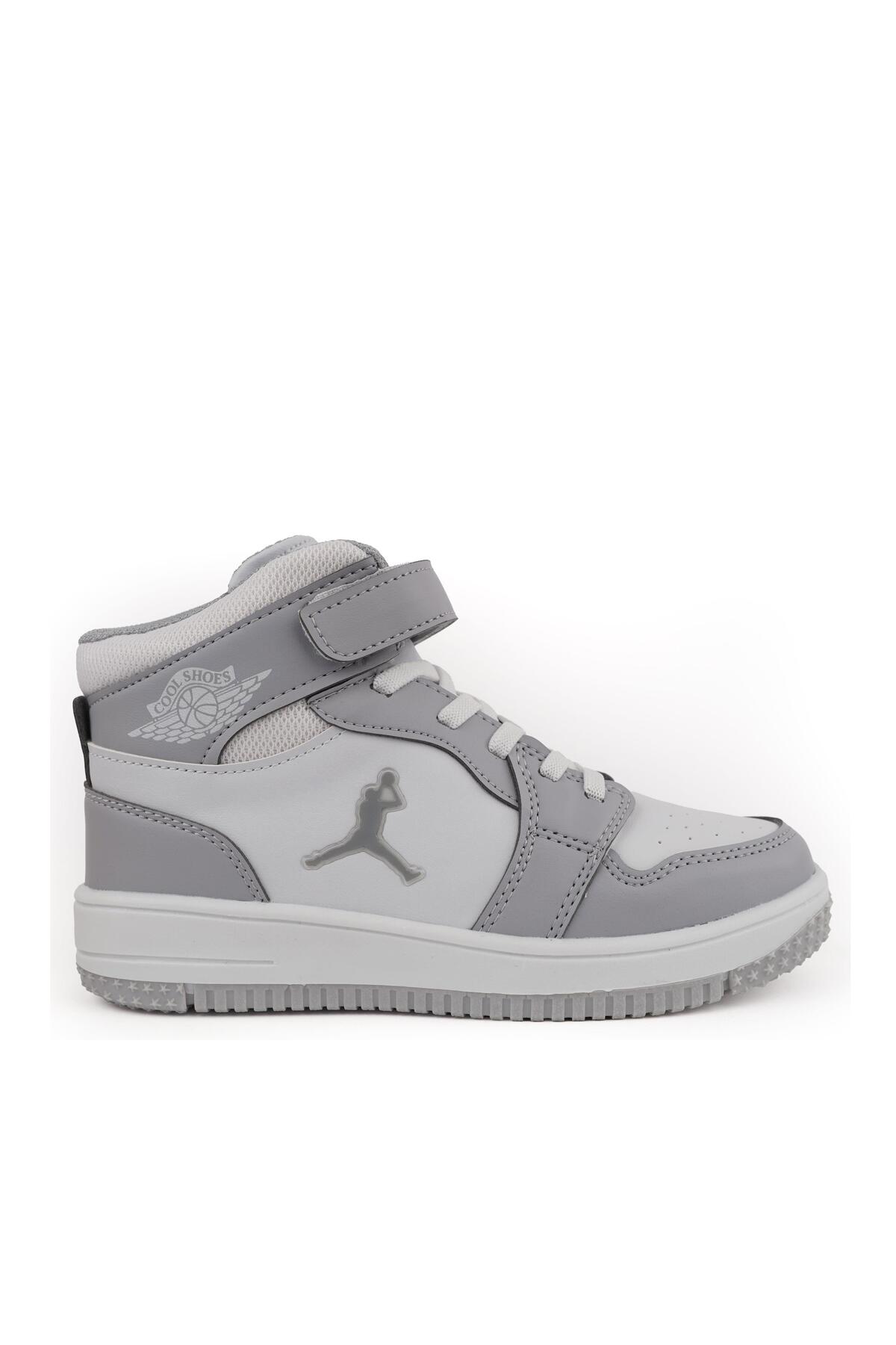 Garantili Unisex Çocuk Uzun Sneaker Spor Ayakkabı Ortopedik 26-27-28-29-30-31-32-33-34-35 Numara Buz